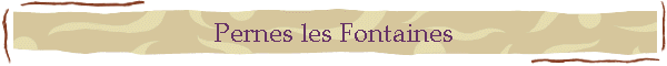 Pernes les Fontaines