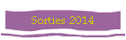 Sorties 2014