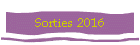 Sorties 2016